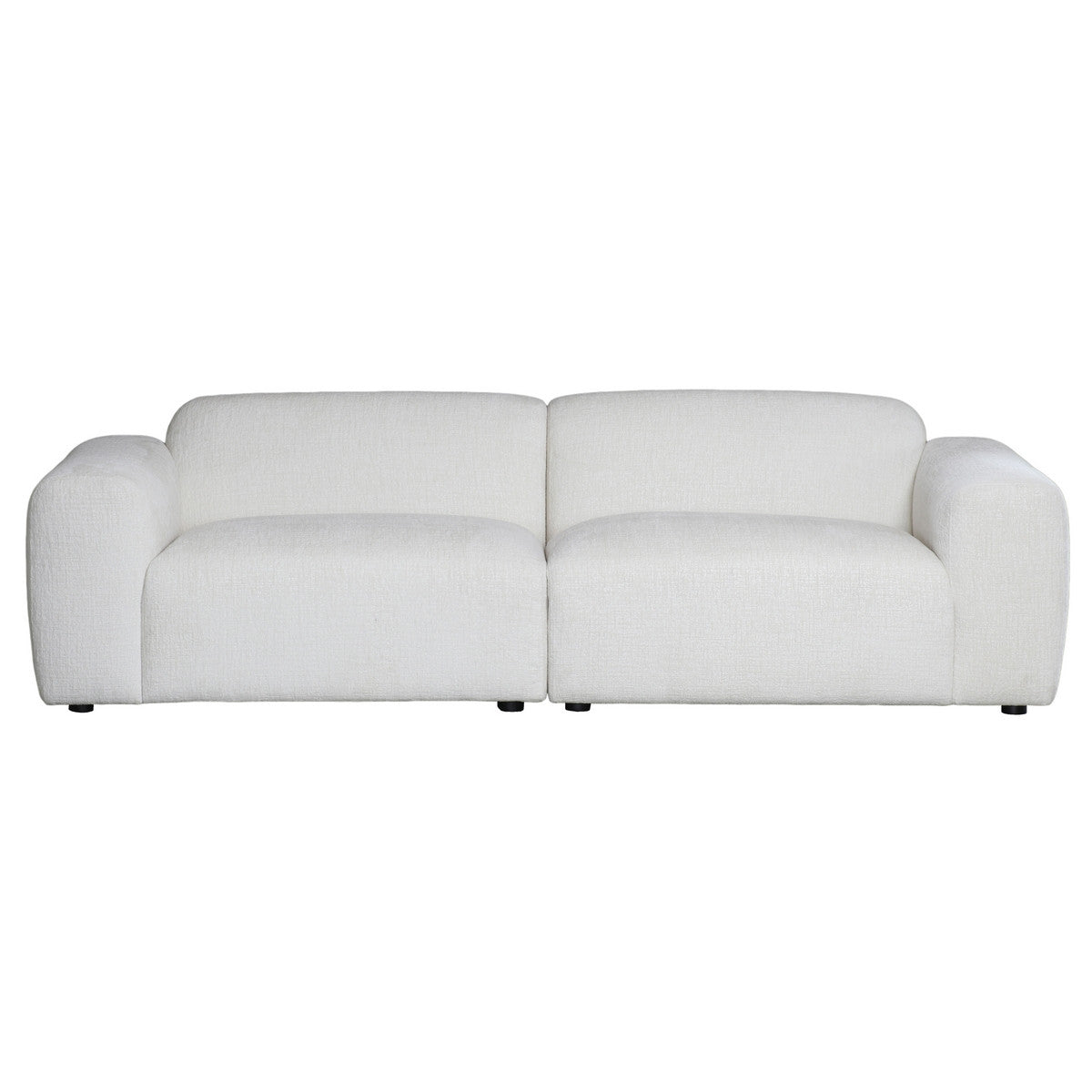 White Boucle Himalayan Sofa
