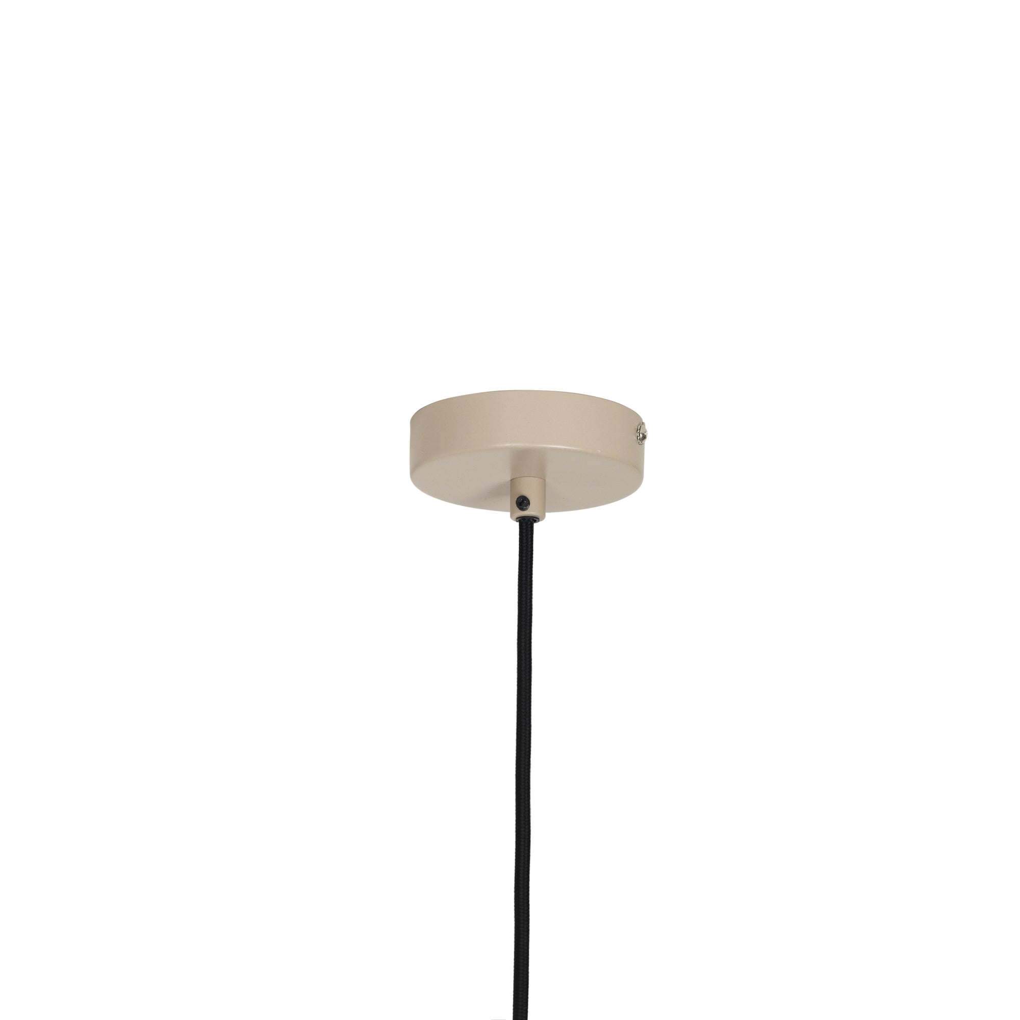 Broste Copenhagenl Lighting Lolly Ceiling Lamp Wide Sand/White